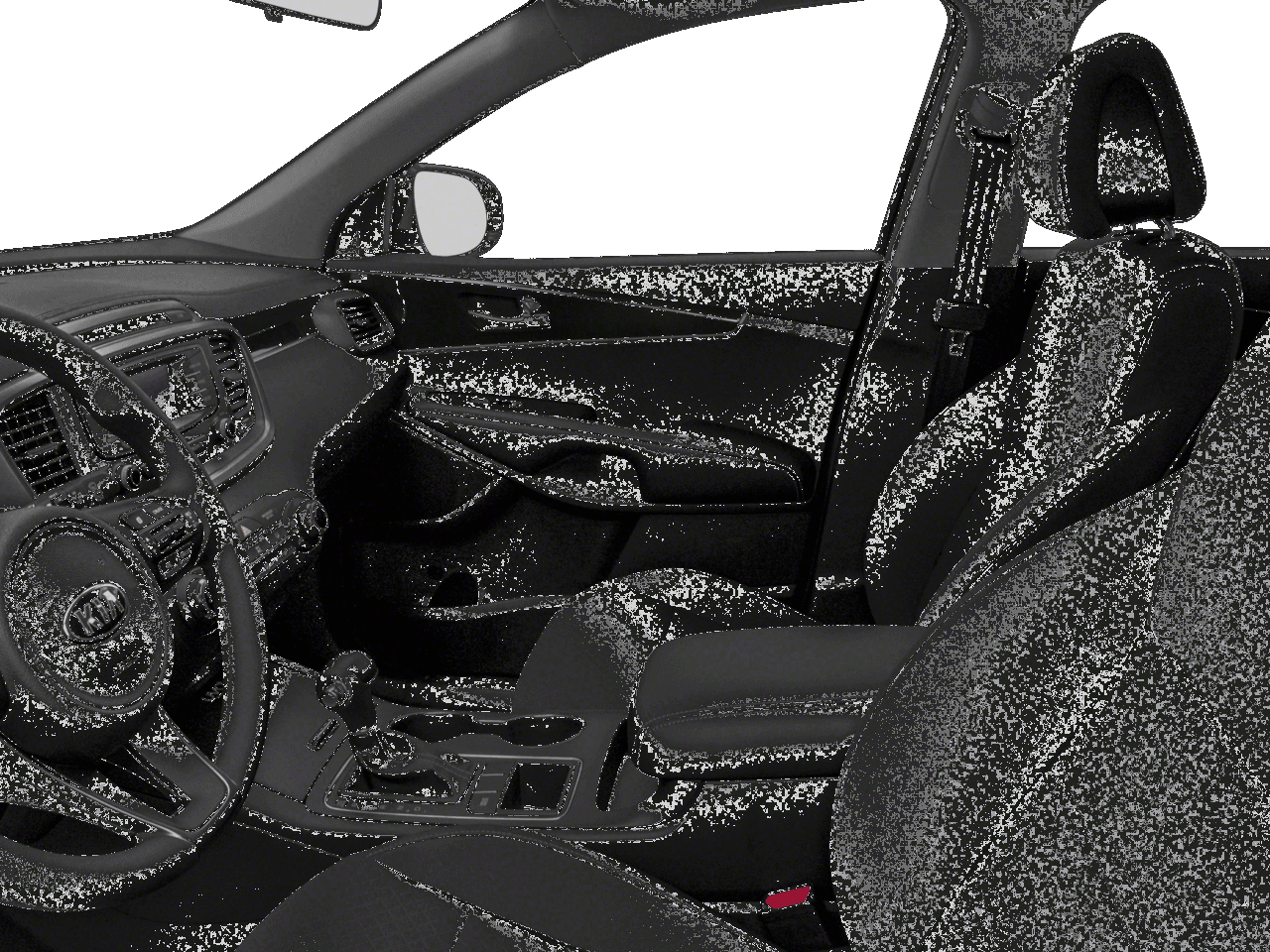 2018 Kia Sorento LX V6 - Interior Driver's Side with Door Open, Front Seat Feature