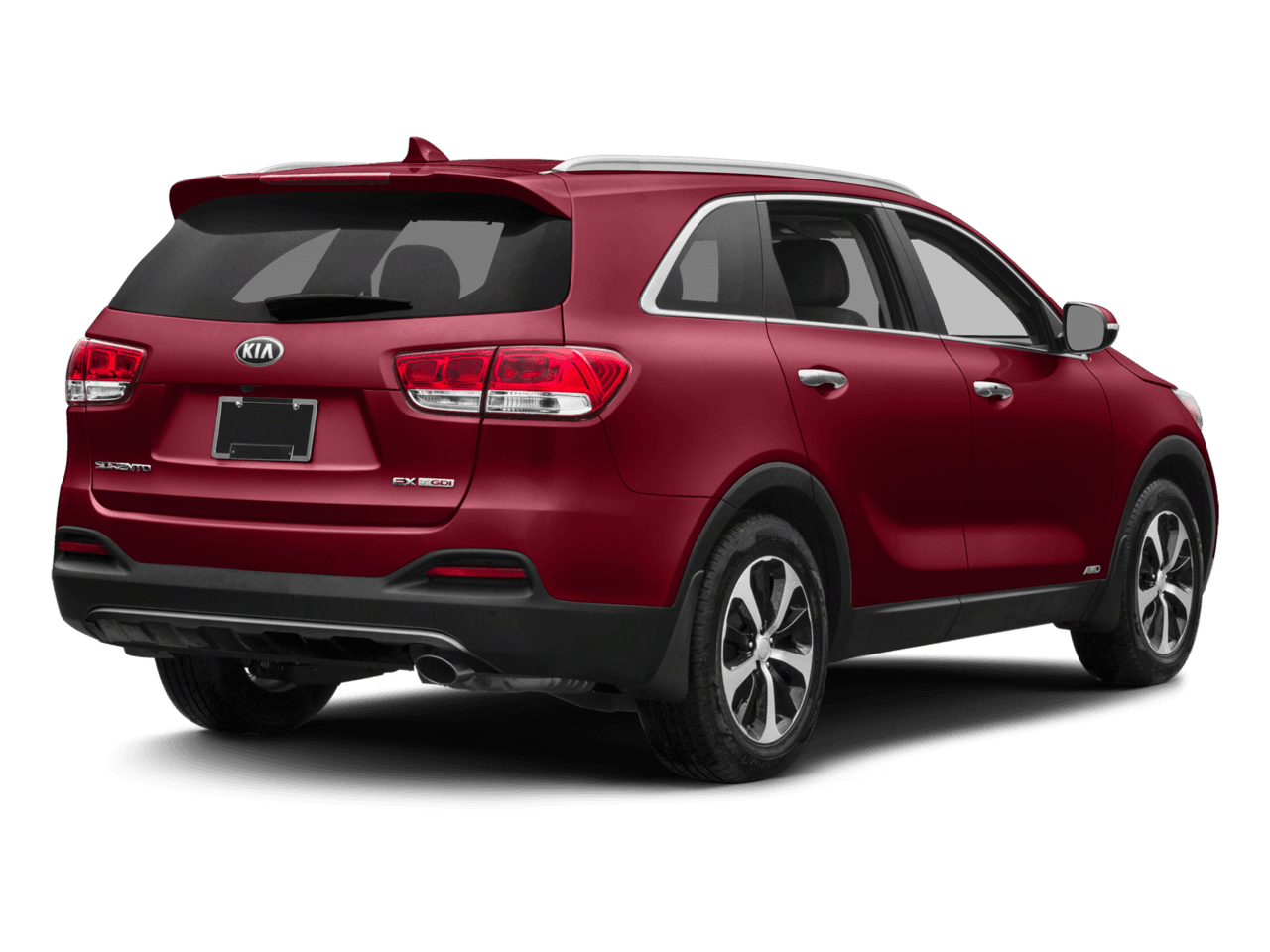2018 Kia Sorento EX V6 - Rear 3/4, facing to the right