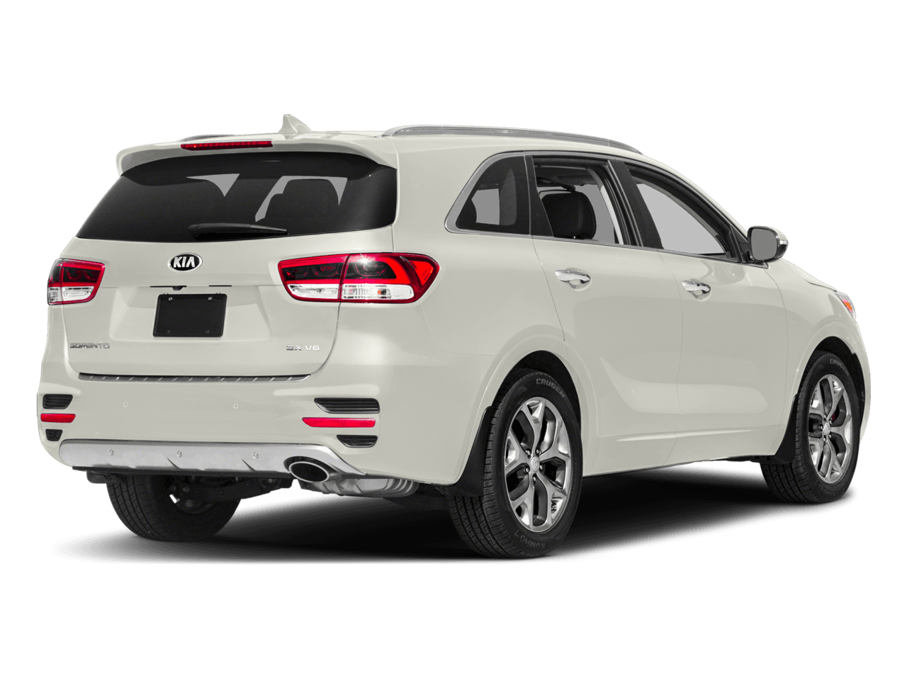 2018 Kia Sorento SX V6 - Rear 3/4, facing to the right
