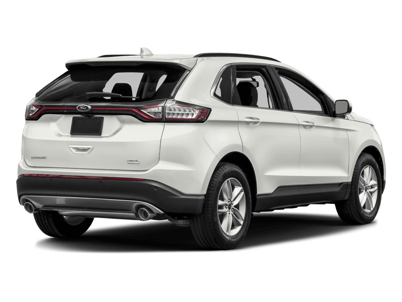 2018 Ford Edge SEL FWD - Rear 3/4, facing to the right
