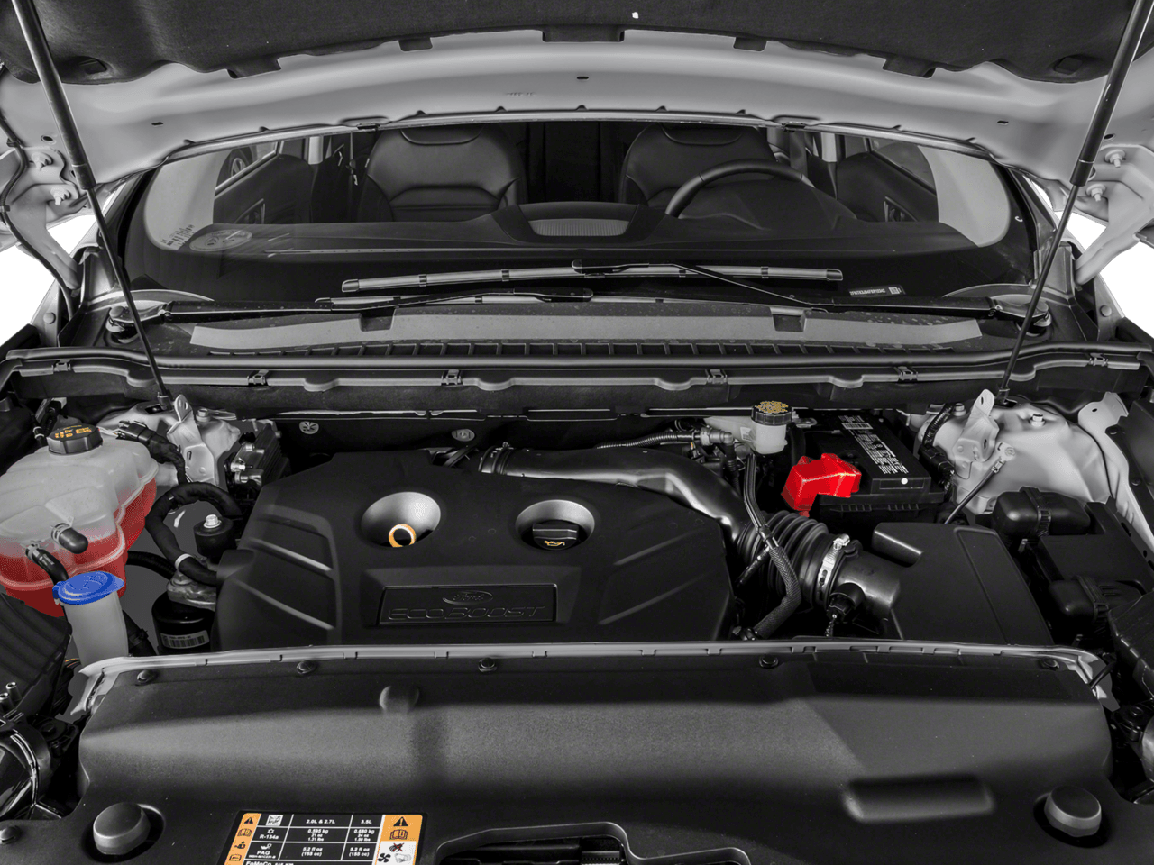 2018 Ford Edge Titanium FWD - Interior Engine Shot Feature