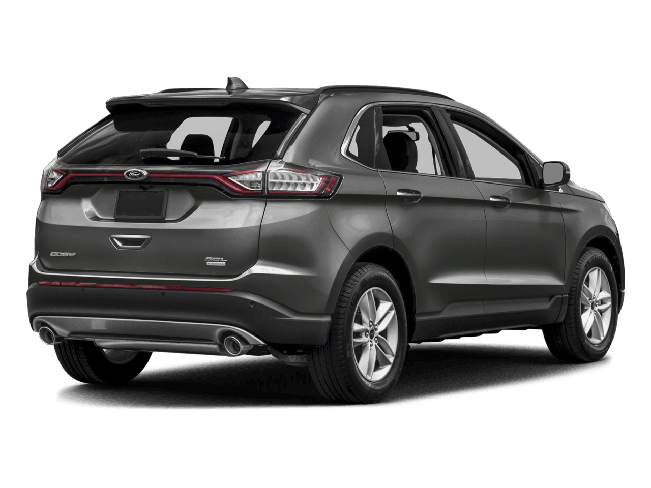 2018 Ford Edge Titanium FWD - Rear 3/4, facing to the right