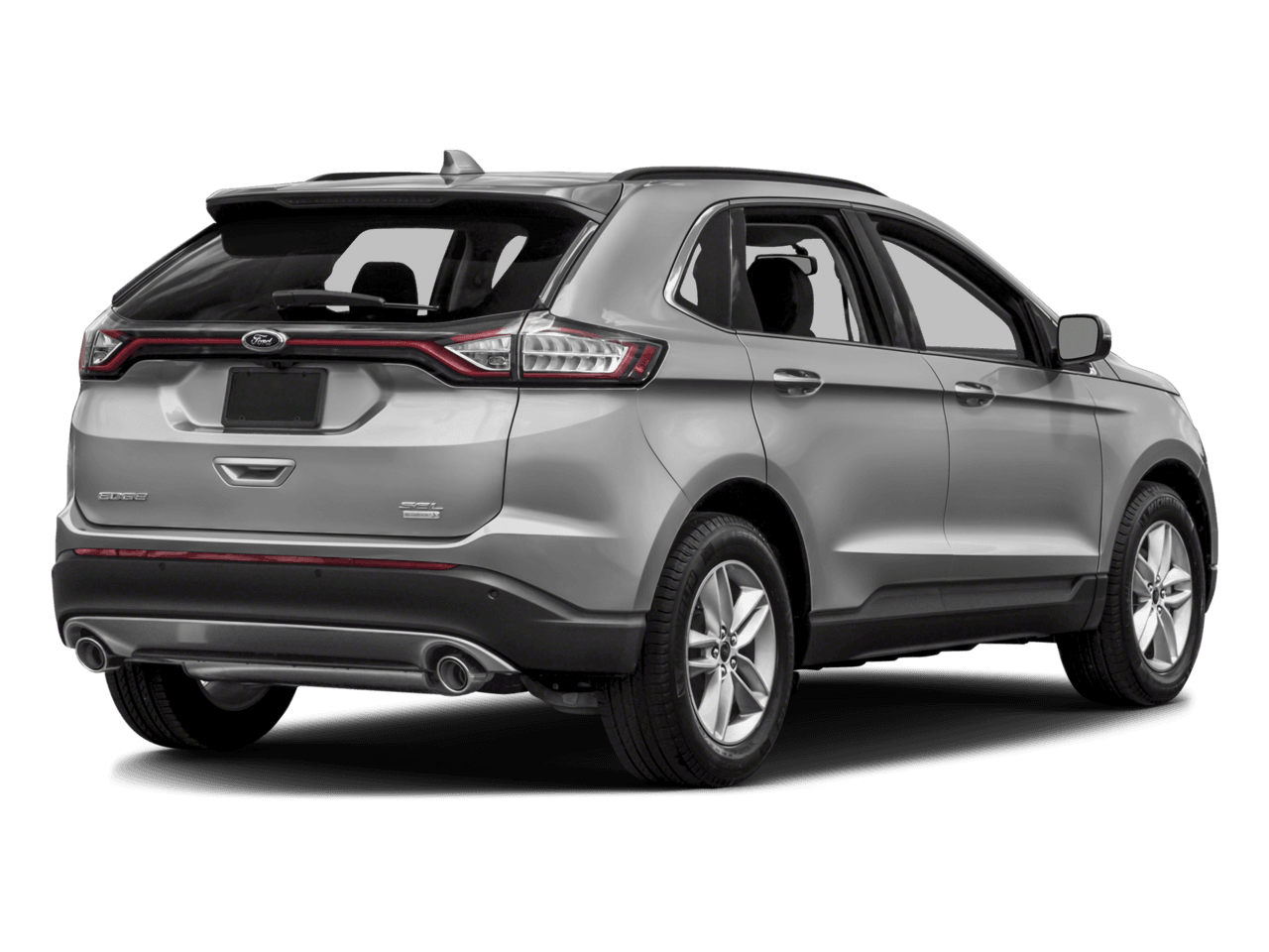 2018 Ford Edge Titanium FWD - Rear 3/4, facing to the right