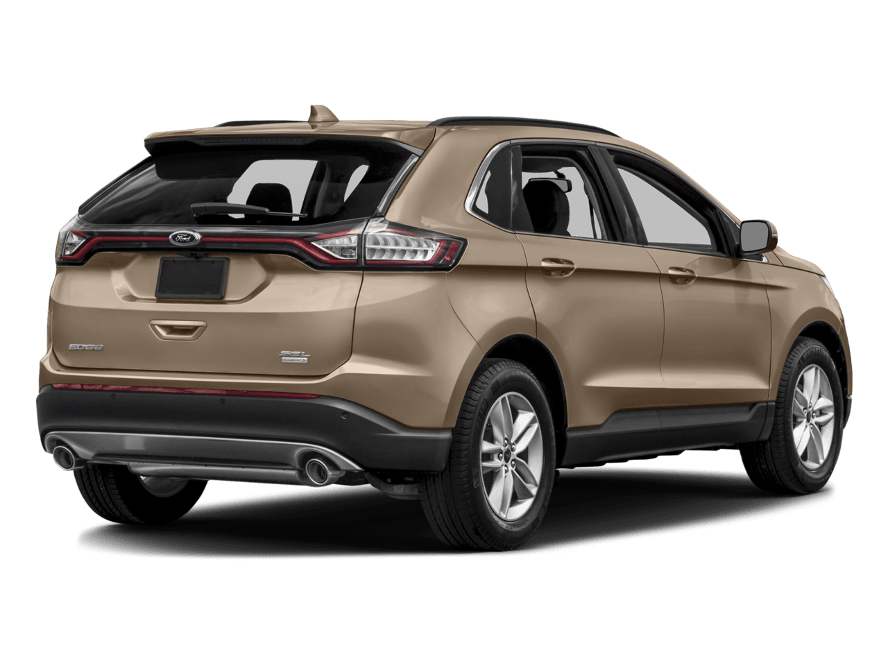 2018 Ford Edge Titanium FWD - Rear 3/4, facing to the right