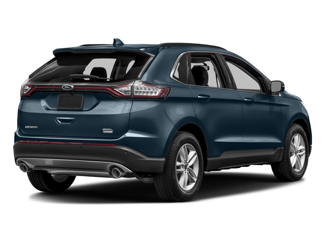 2018 Ford Edge SE AWD - Rear 3/4, facing to the right