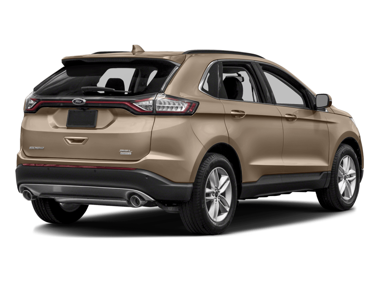 2018 Ford Edge SE AWD - Rear 3/4, facing to the right