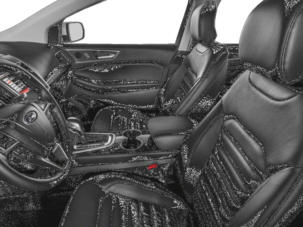 2018 Ford Edge SEL AWD - Interior Driver's Side with Door Open, Front Seat Feature