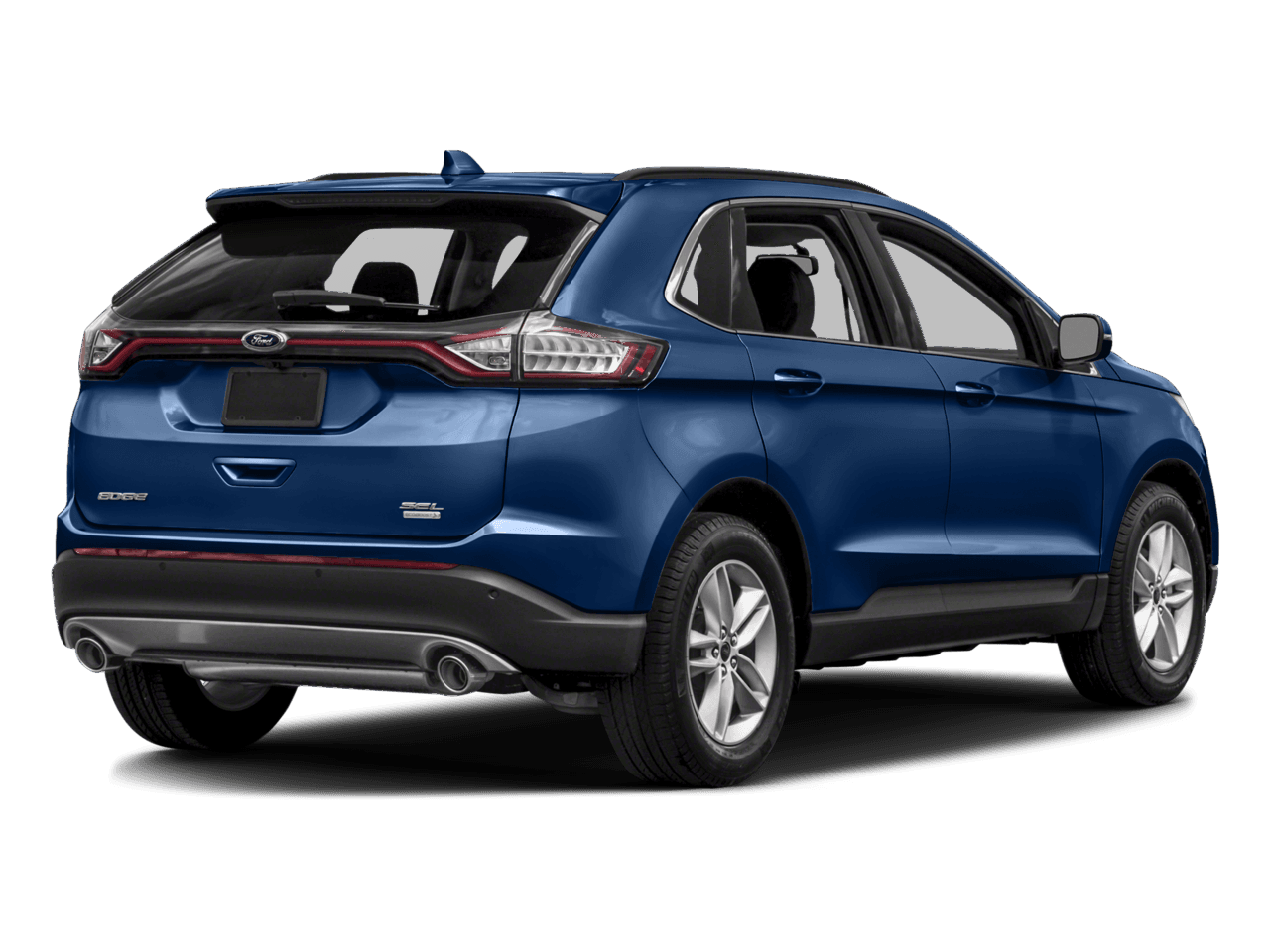 2018 Ford Edge SEL AWD - Rear 3/4, facing to the right