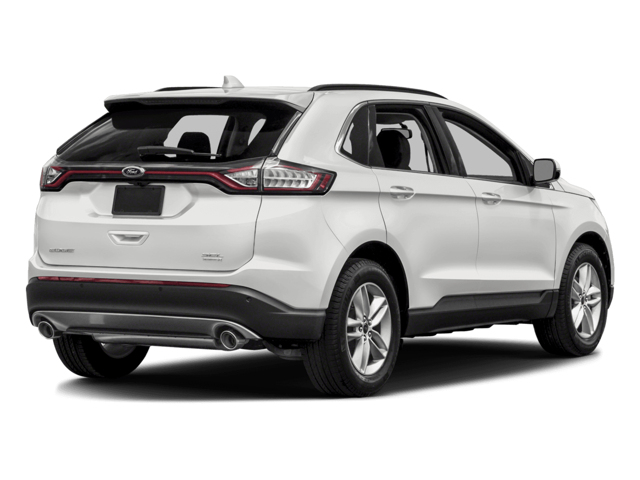 2018 Ford Edge SEL AWD - Rear 3/4, facing to the right