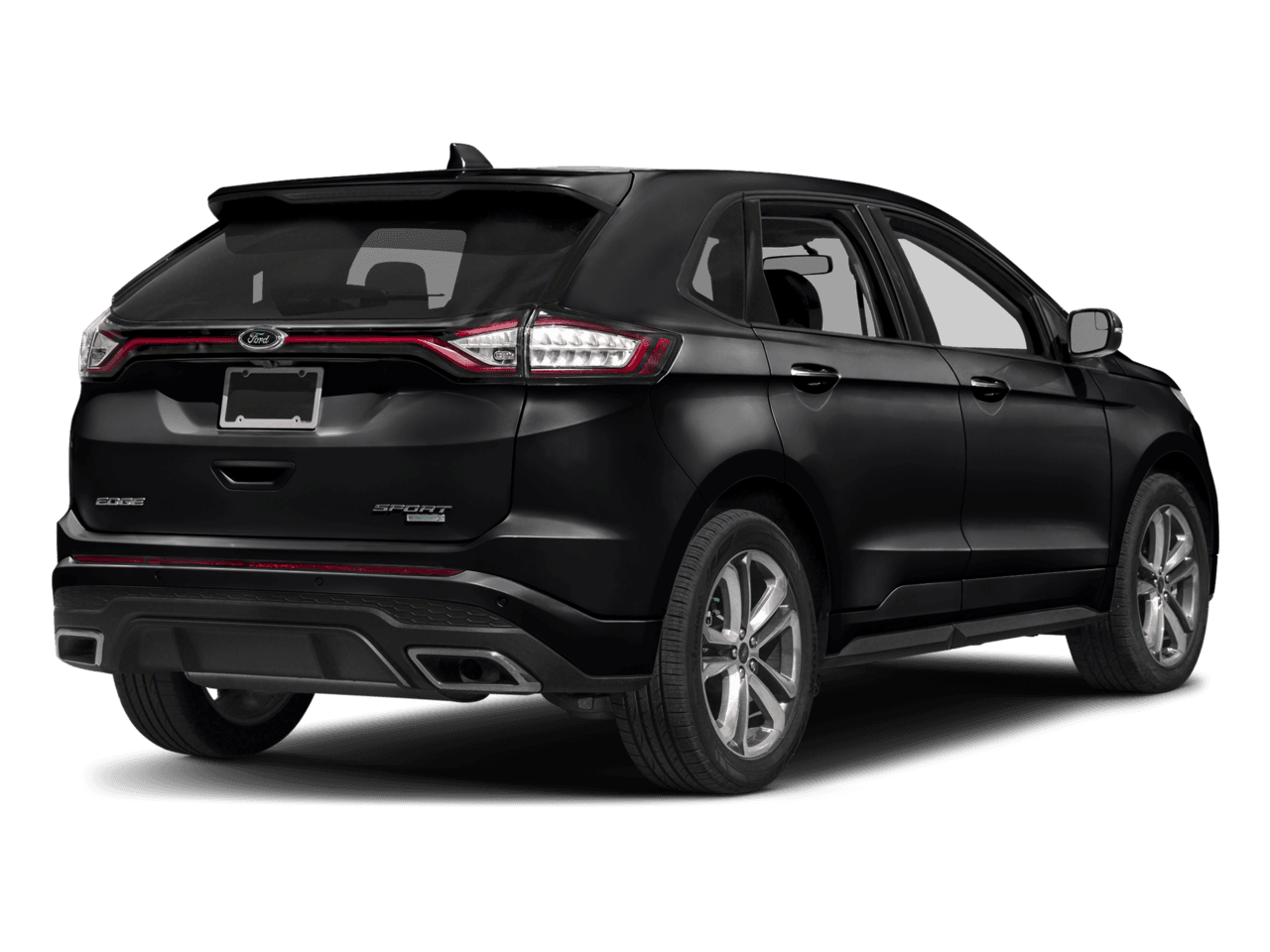 2018 Ford Edge Sport AWD - Rear 3/4, facing to the right