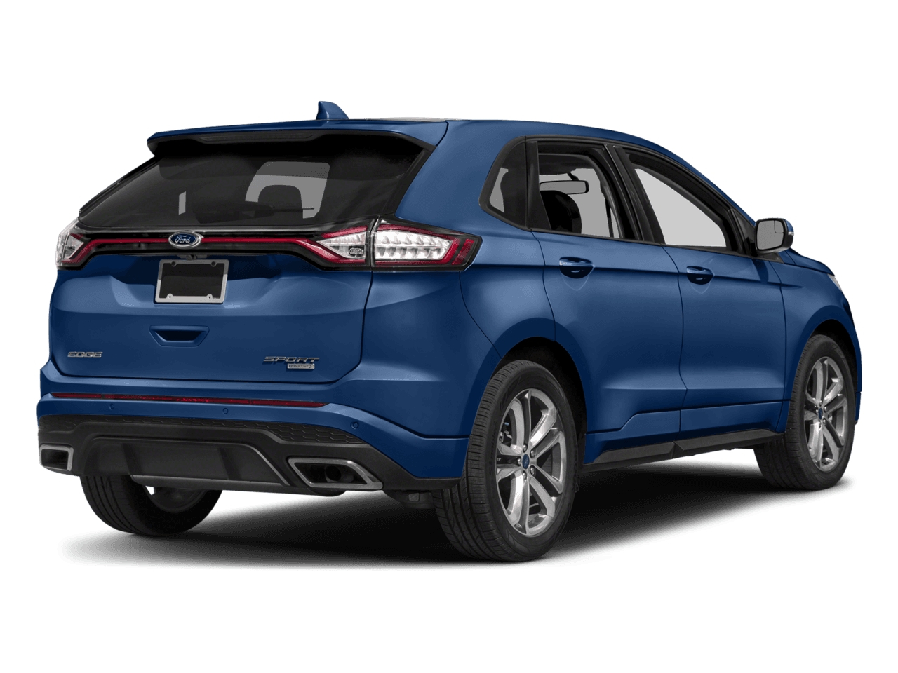 2018 Ford Edge Sport AWD - Rear 3/4, facing to the right