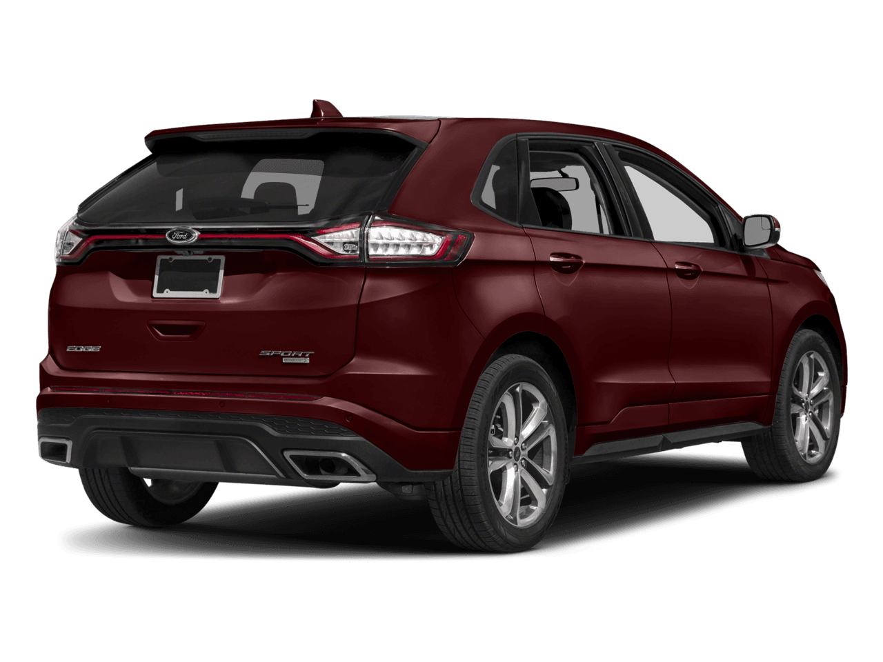 2018 Ford Edge Sport AWD - Rear 3/4, facing to the right