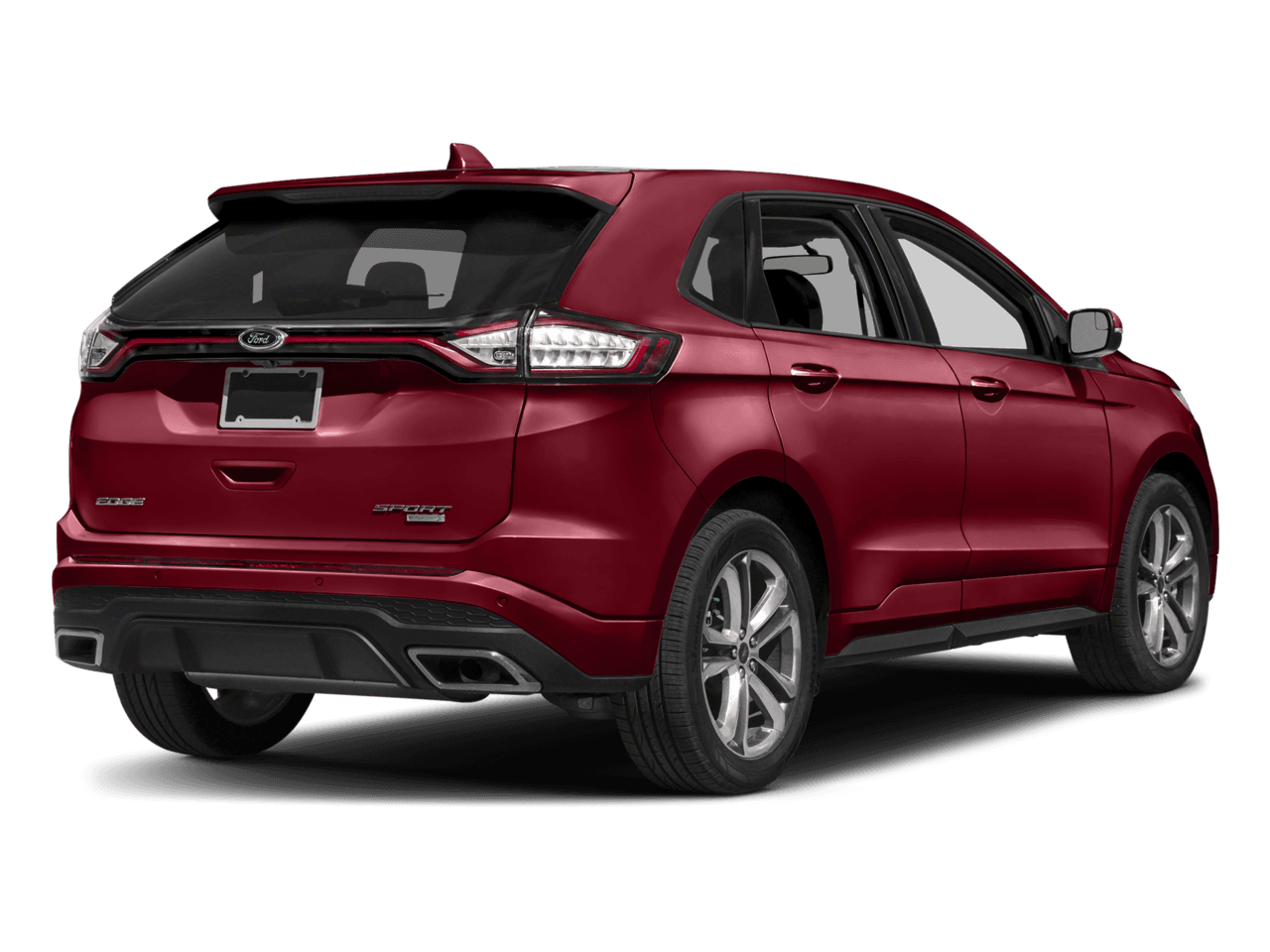 2018 Ford Edge Sport AWD - Rear 3/4, facing to the right
