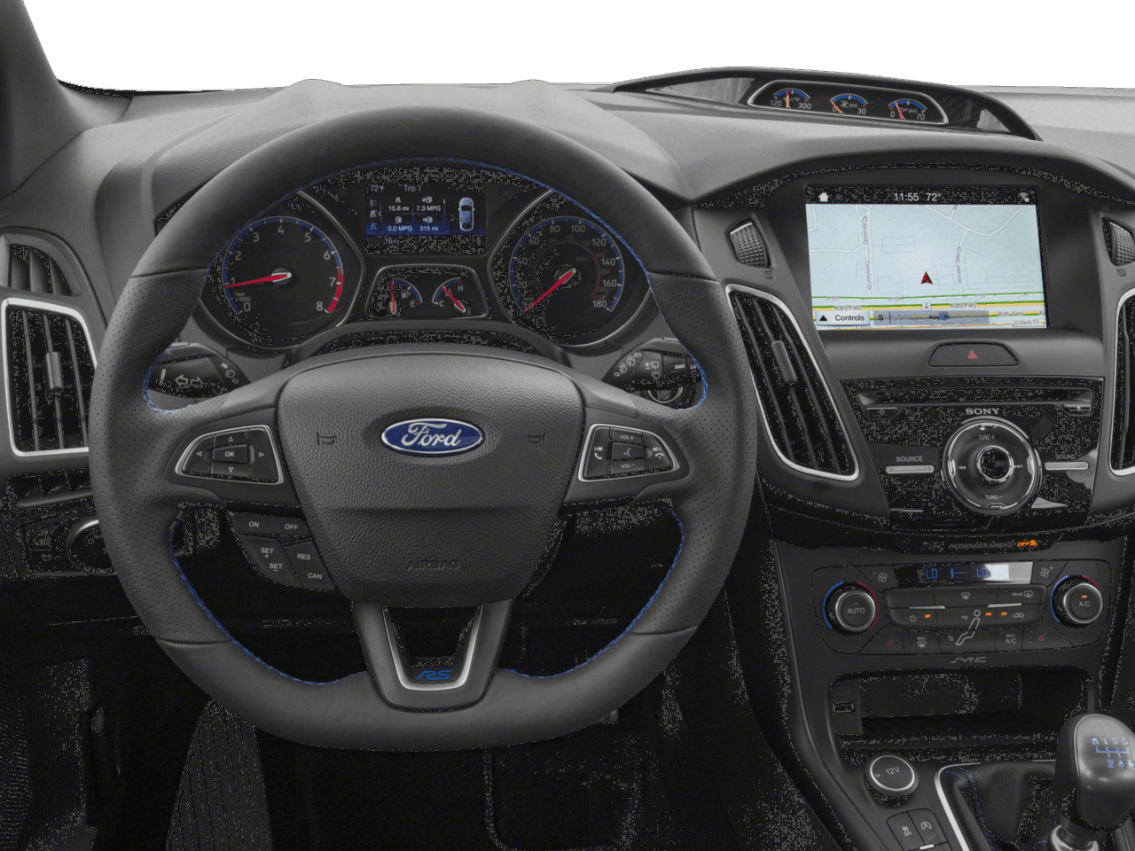 2018 Ford Focus RS Hatch - Interior Drivers Dash