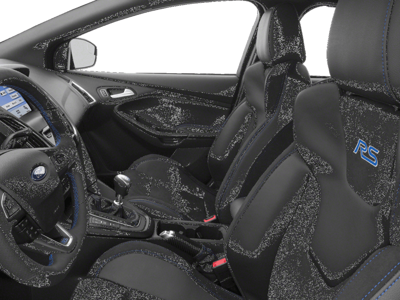 2018 Ford Focus RS Hatch - Interior Driver's Side with Door Open, Front Seat Feature