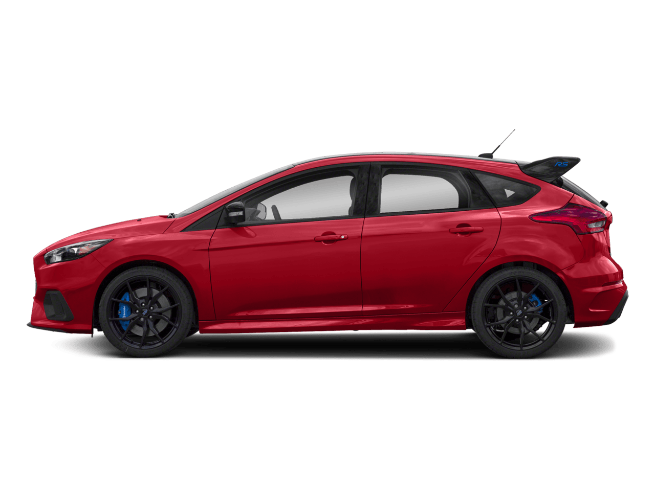 2018 Ford Focus RS Hatch - Profile, facing to the left