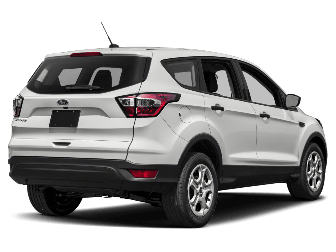 2018 Ford Escape S FWD - Rear 3/4, facing to the right