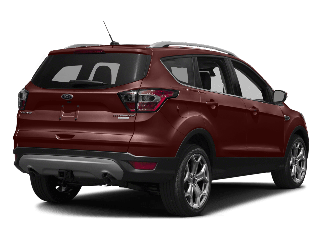 2018 Ford Escape Titanium 4WD - Rear 3/4, facing to the right