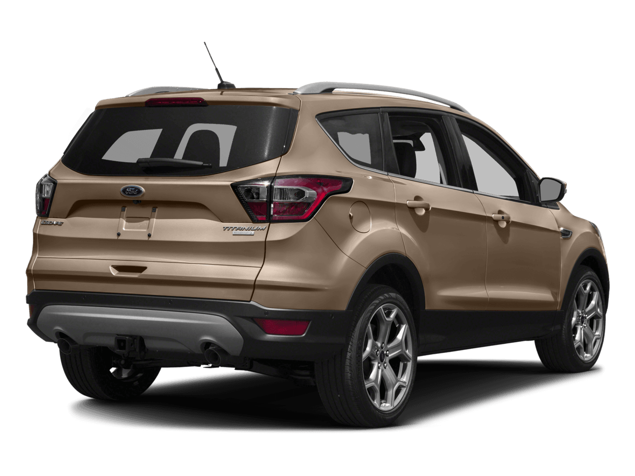 2018 Ford Escape Titanium 4WD - Rear 3/4, facing to the right