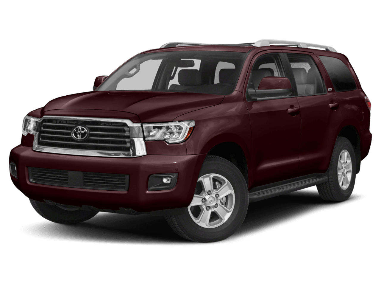 2018 Toyota Sequoia SR5 - Front 3/4, facing to the left