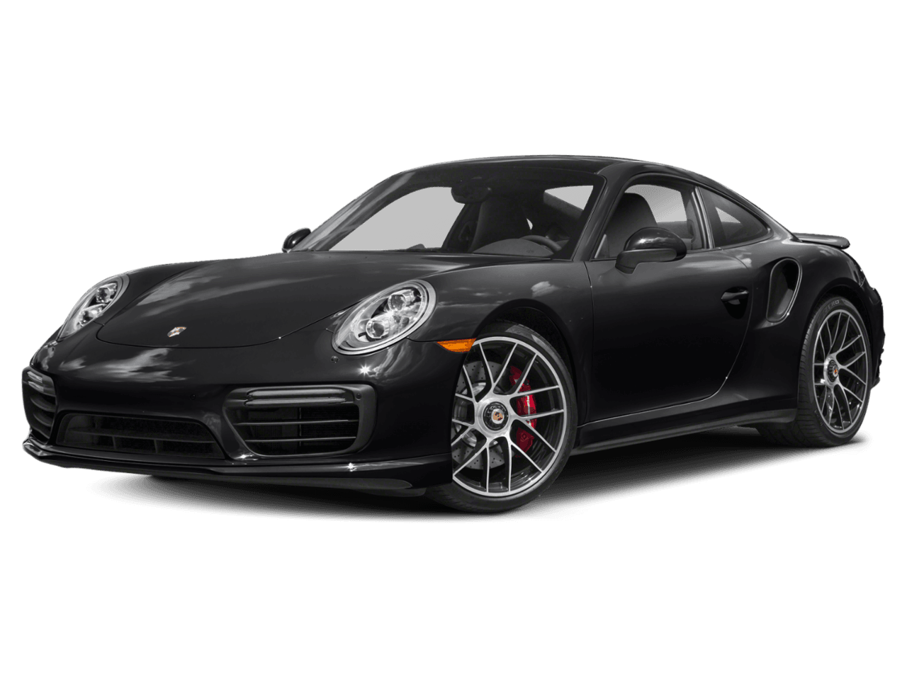 2018 Porsche 911 Turbo - Front 3/4, facing to the left