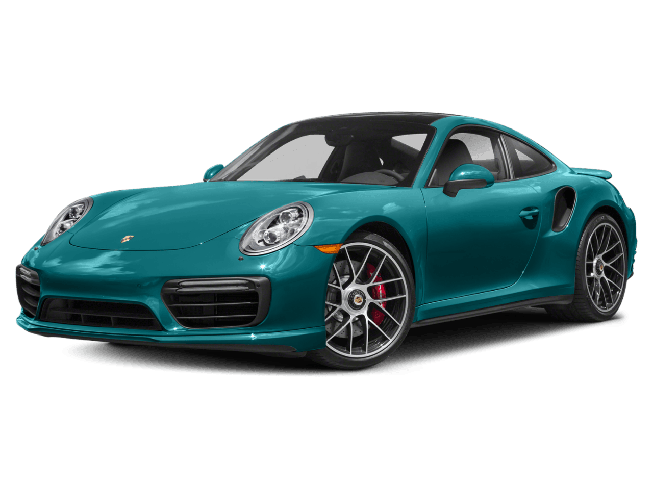 2018 Porsche 911 Turbo - Front 3/4, facing to the left