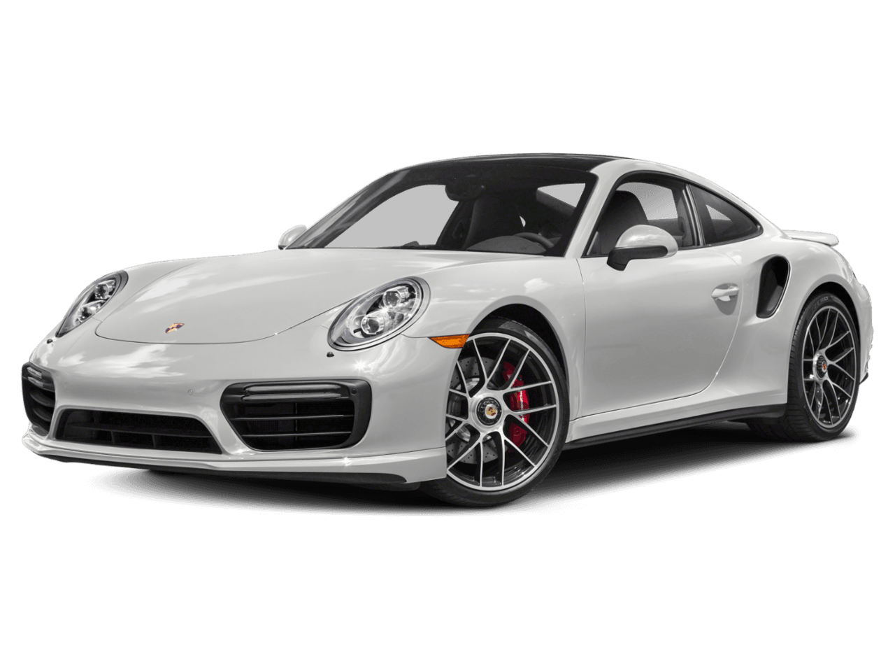 2018 Porsche 911 Turbo - Front 3/4, facing to the left