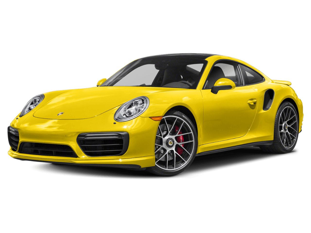 2018 Porsche 911 Turbo - Front 3/4, facing to the left