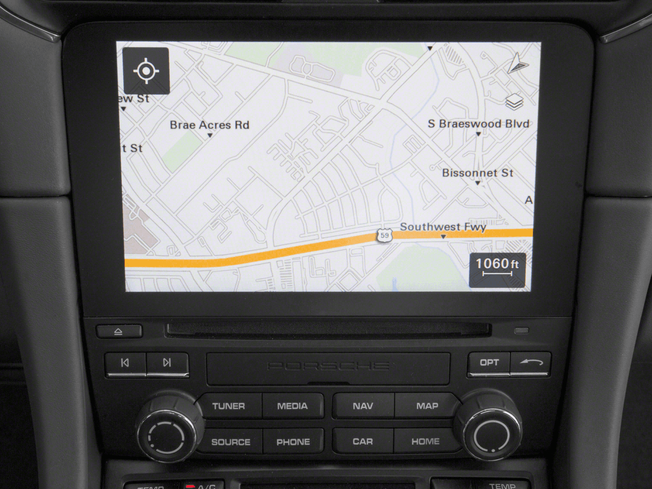 2018 Porsche 911 Turbo - Interior Navigation System