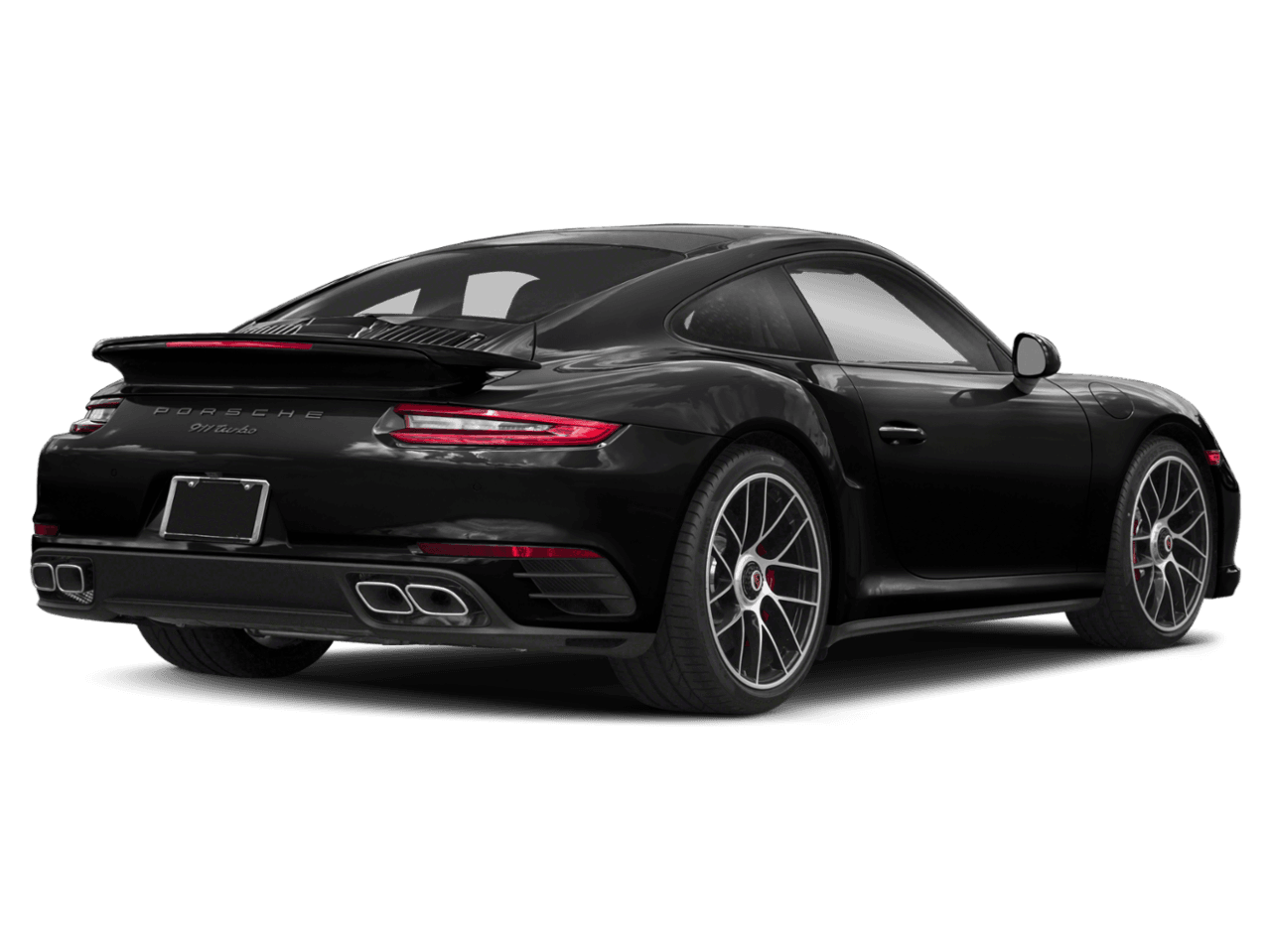 2018 Porsche 911 Turbo - Rear 3/4, facing to the right