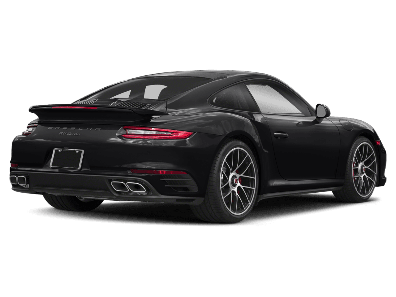 2018 Porsche 911 Turbo - Rear 3/4, facing to the right