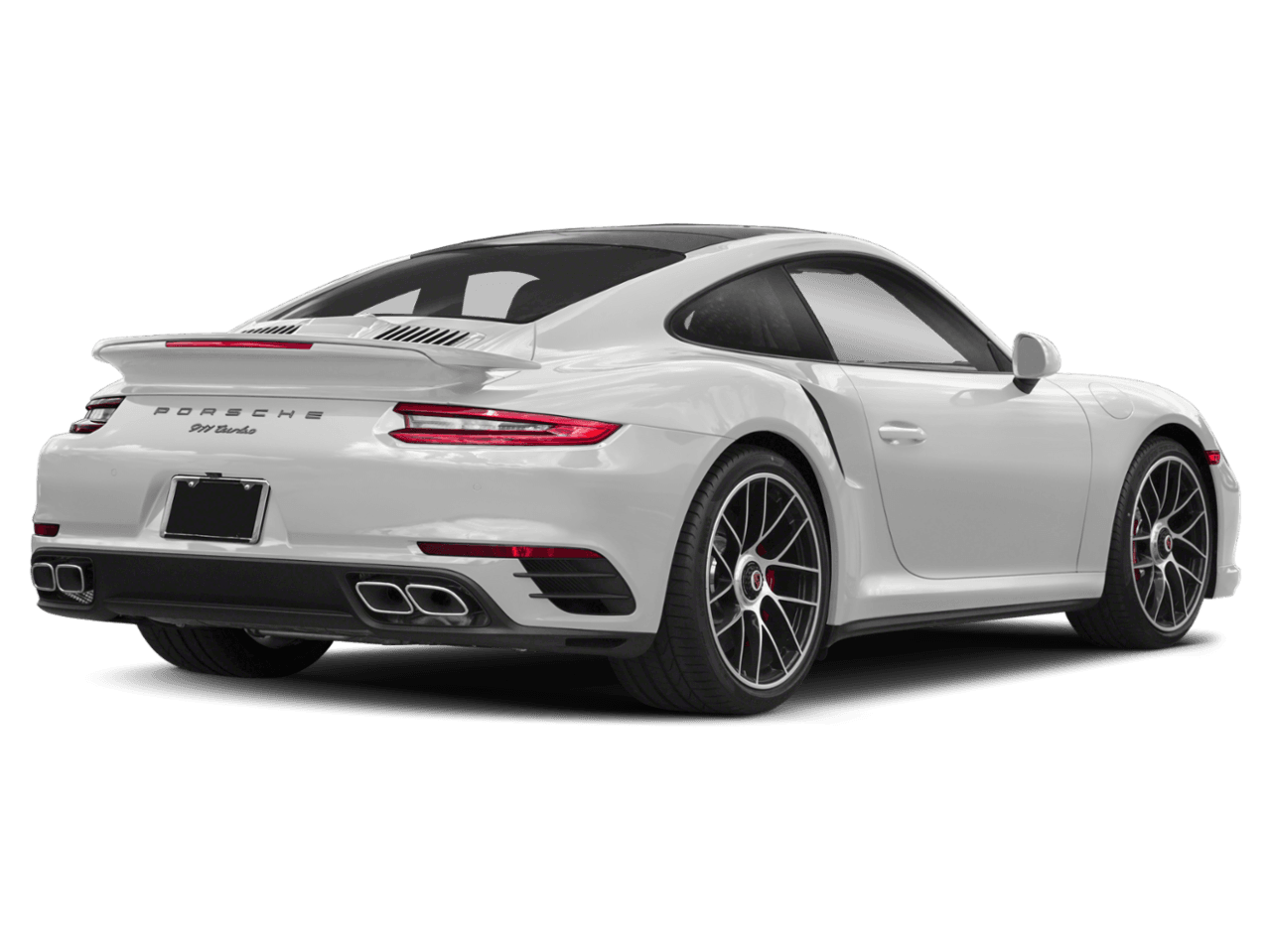 2018 Porsche 911 Turbo - Rear 3/4, facing to the right