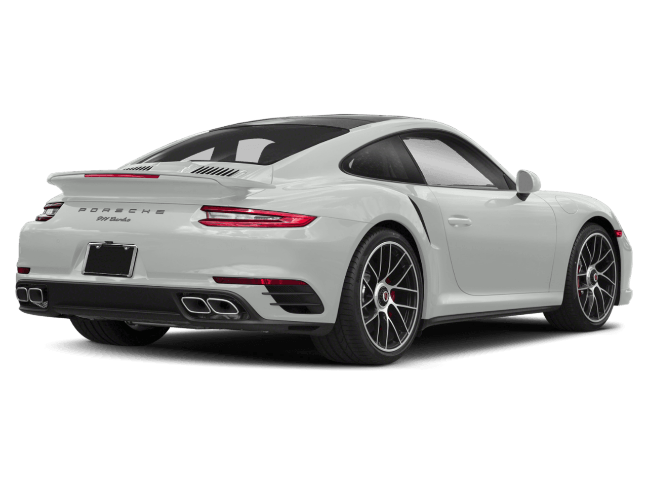 2018 Porsche 911 Turbo - Rear 3/4, facing to the right