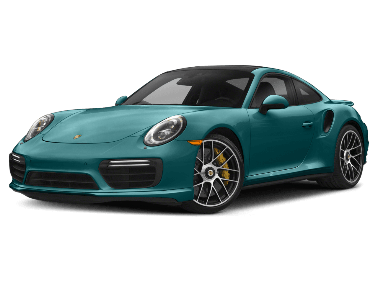 2018 Porsche 911 Turbo S - Front 3/4, facing to the left