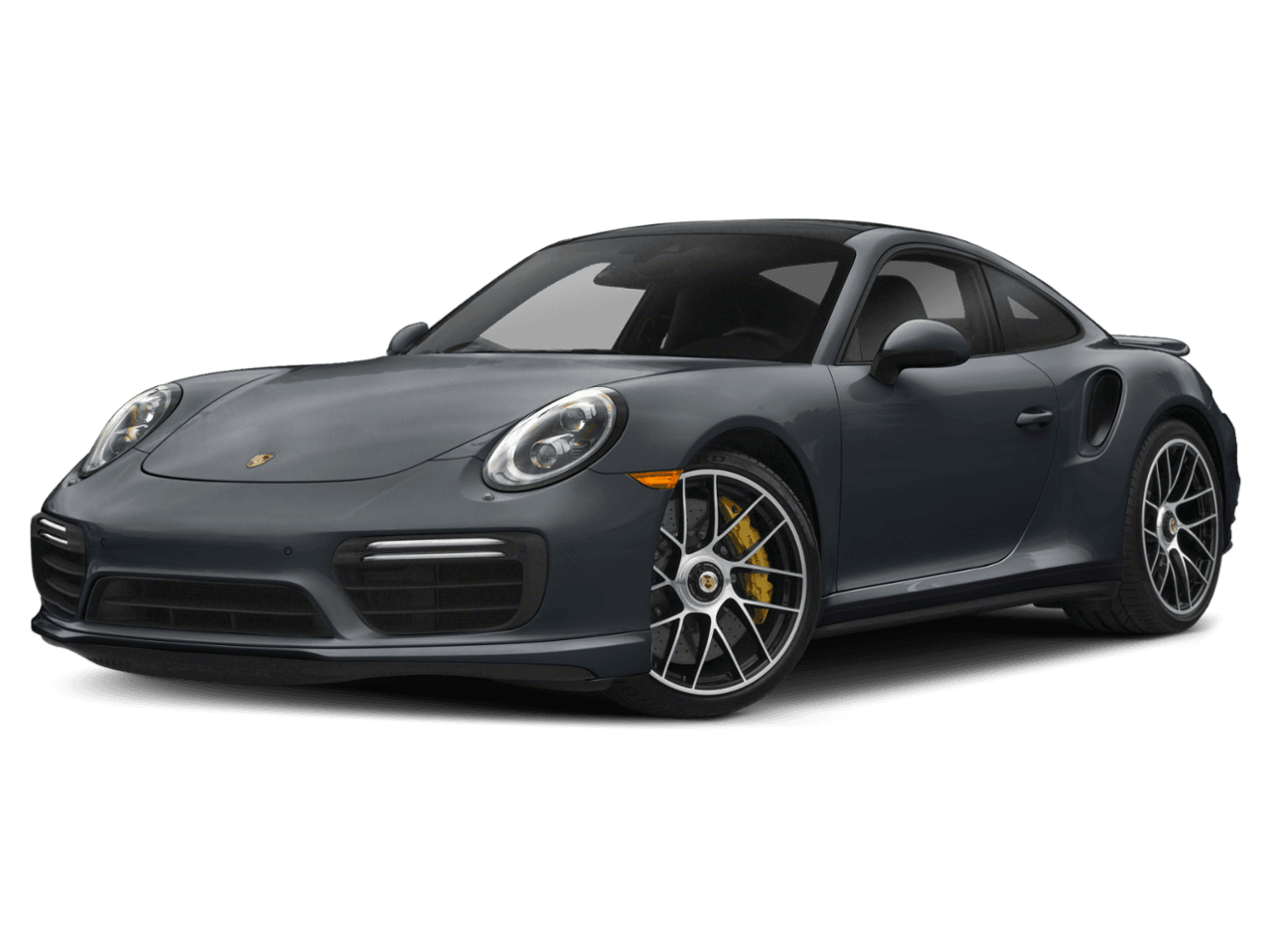 2018 Porsche 911 Turbo S - Front 3/4, facing to the left