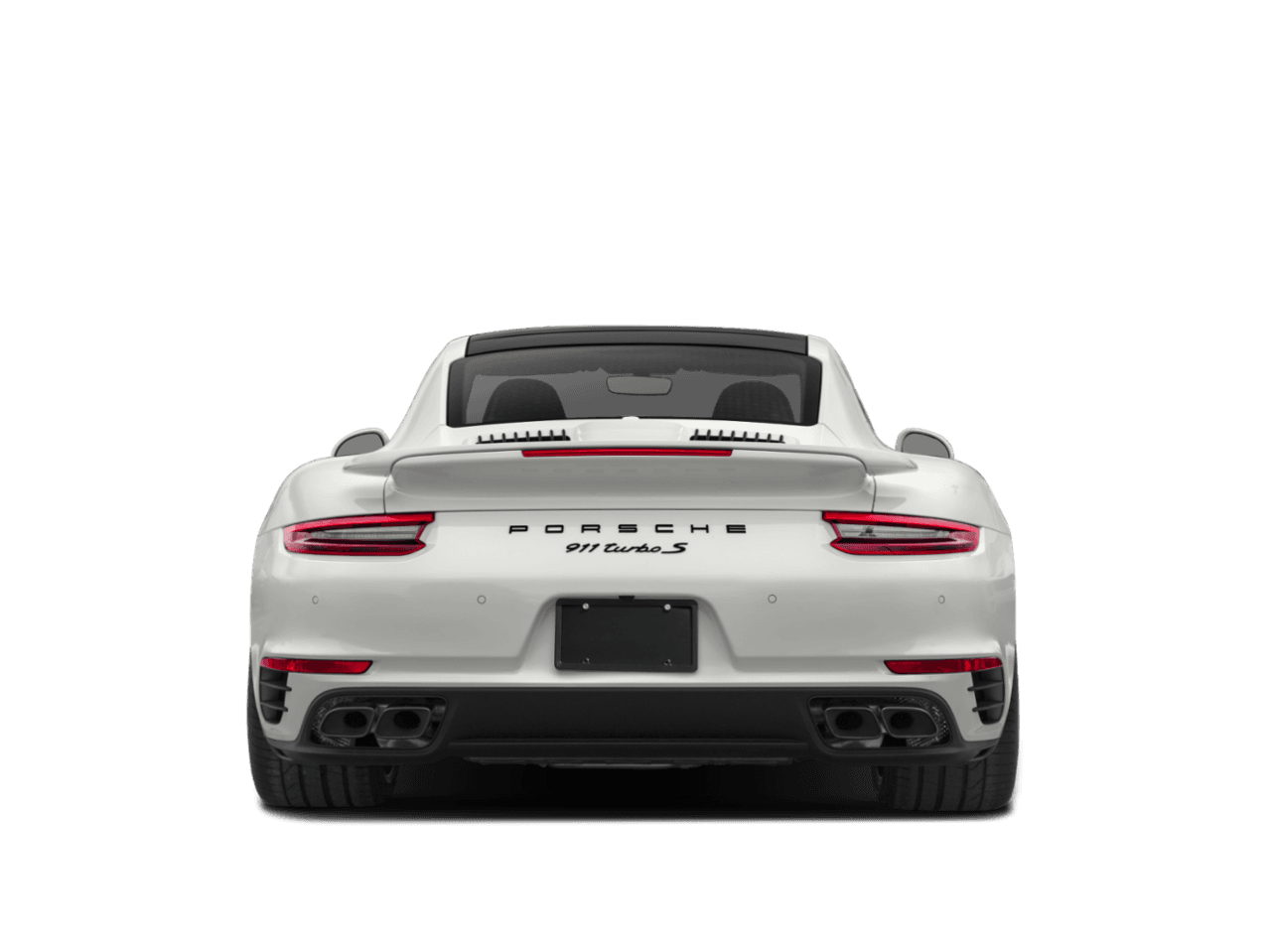 2018 Porsche 911 Turbo S - Rear (full)