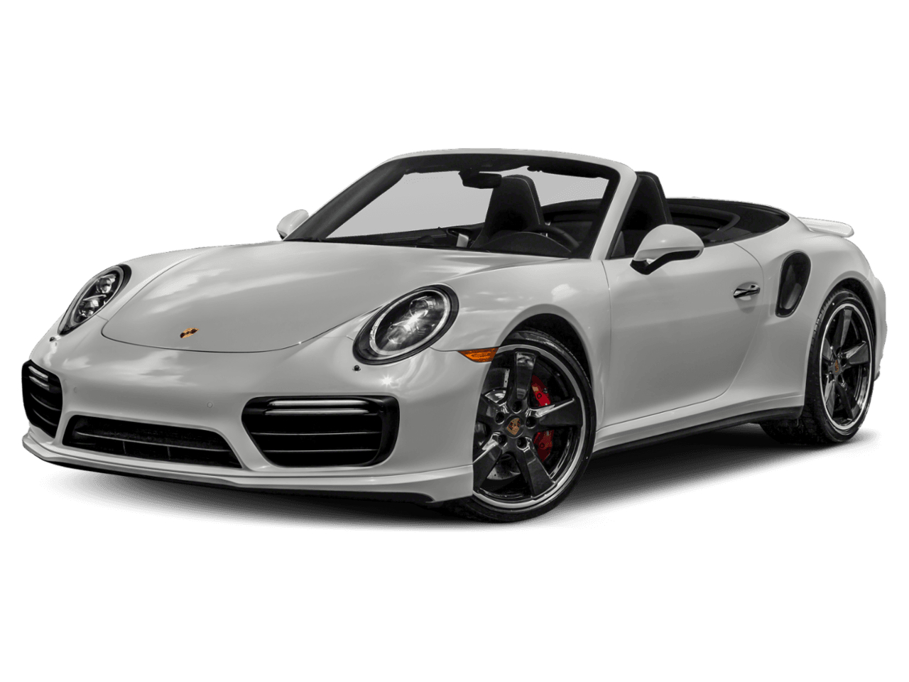 2018 Porsche 911 Turbo - Front 3/4, facing to the left