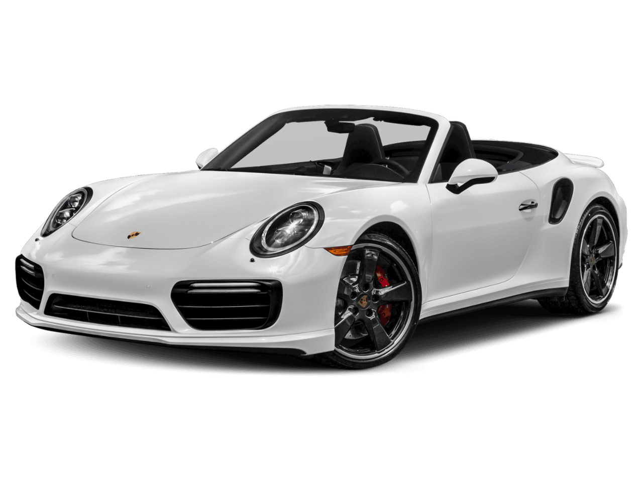 2018 Porsche 911 Turbo - Front 3/4, facing to the left