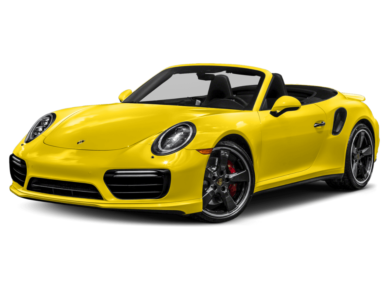 2018 Porsche 911 Turbo - Front 3/4, facing to the left