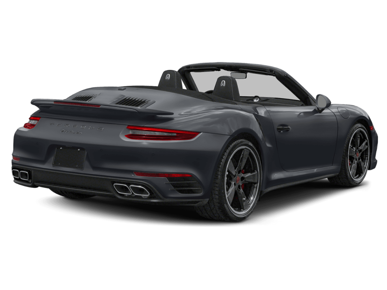 2018 Porsche 911 Turbo - Rear 3/4, facing to the right