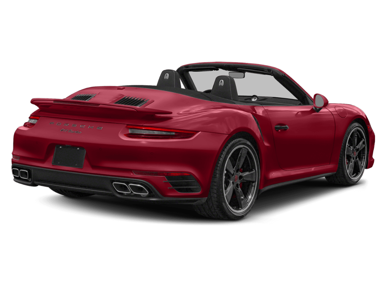 2018 Porsche 911 Turbo - Rear 3/4, facing to the right