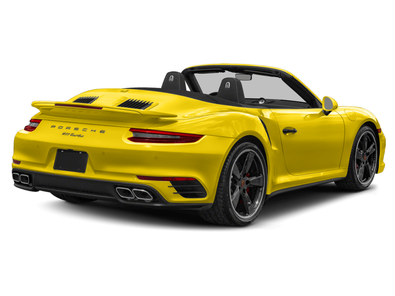 2018 Porsche 911 Turbo - Rear 3/4, facing to the right