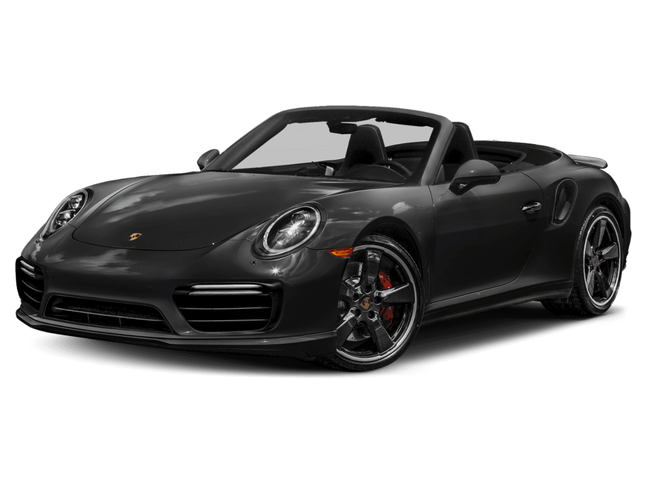 2018 Porsche 911 Turbo S - Front 3/4, facing to the left