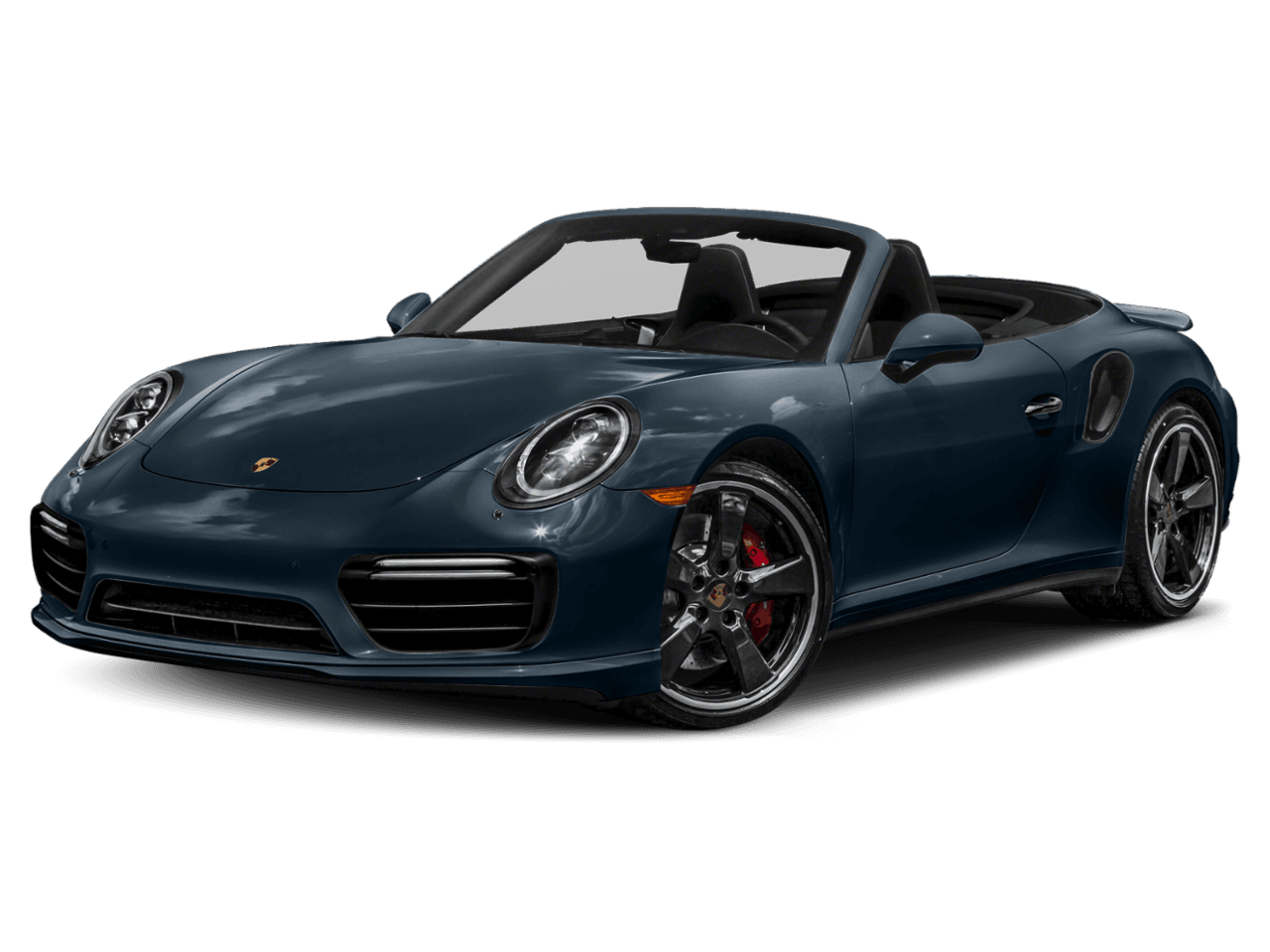 2018 Porsche 911 Turbo S - Front 3/4, facing to the left