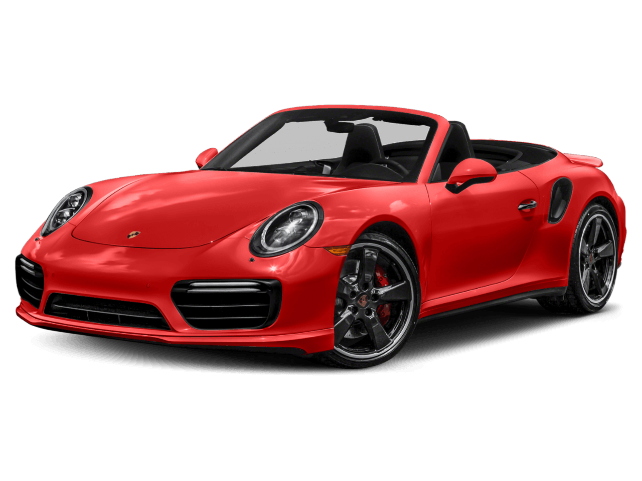 2018 Porsche 911 Turbo S - Front 3/4, facing to the left