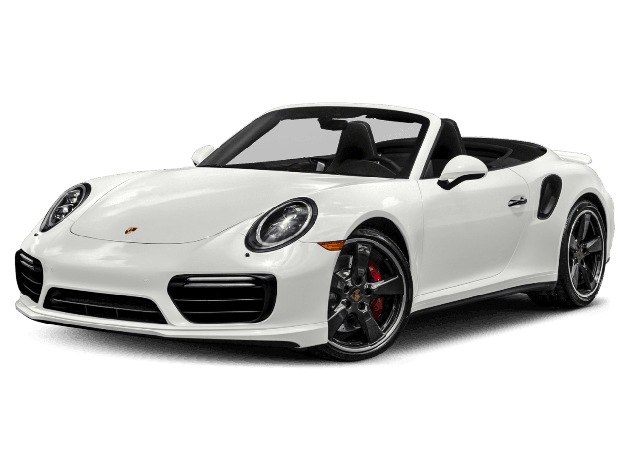 2018 Porsche 911 Turbo S - Front 3/4, facing to the left