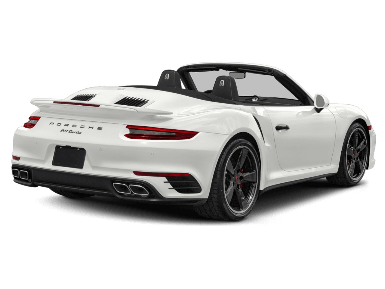 2018 Porsche 911 Turbo S - Rear 3/4, facing to the right