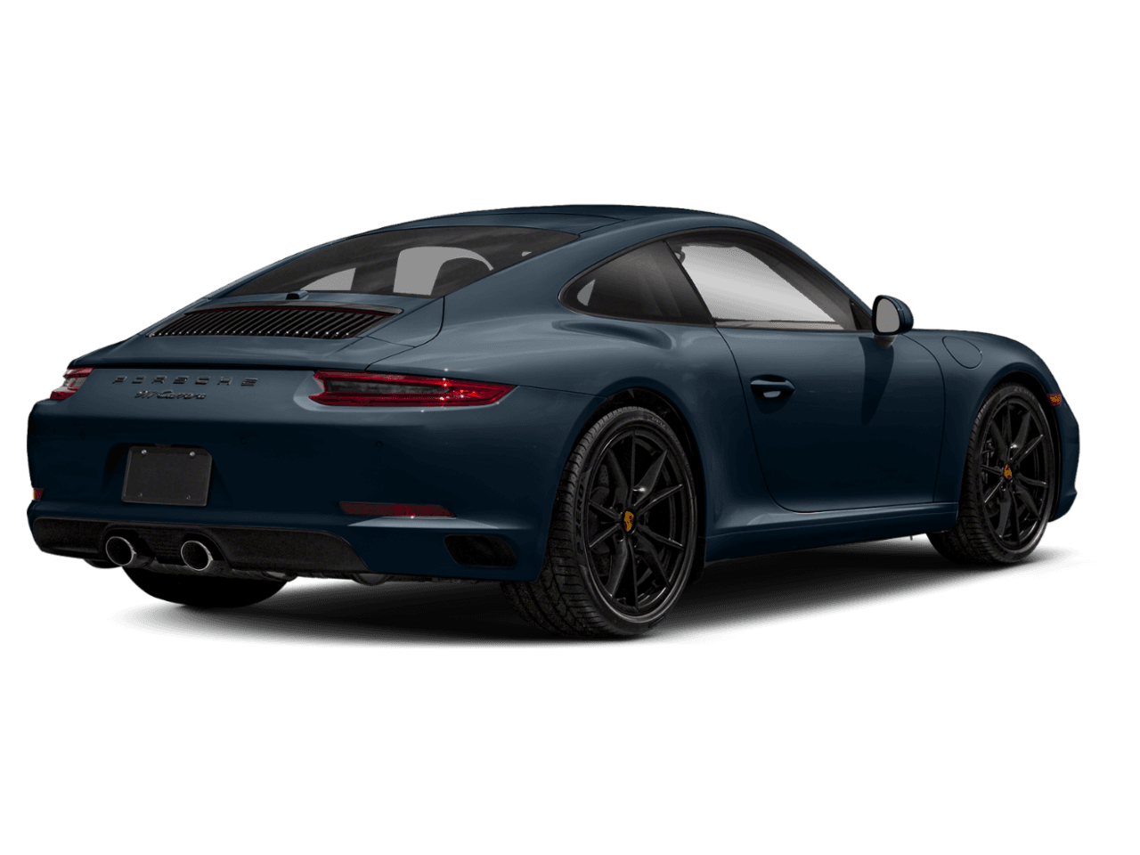 2018 Porsche 911 Carrera - Rear 3/4, facing to the right