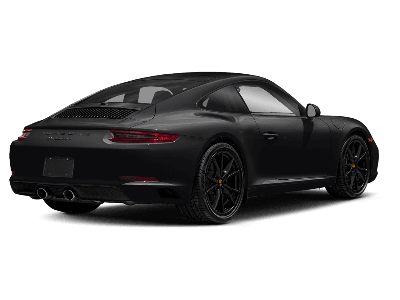 2018 Porsche 911 Carrera - Rear 3/4, facing to the right