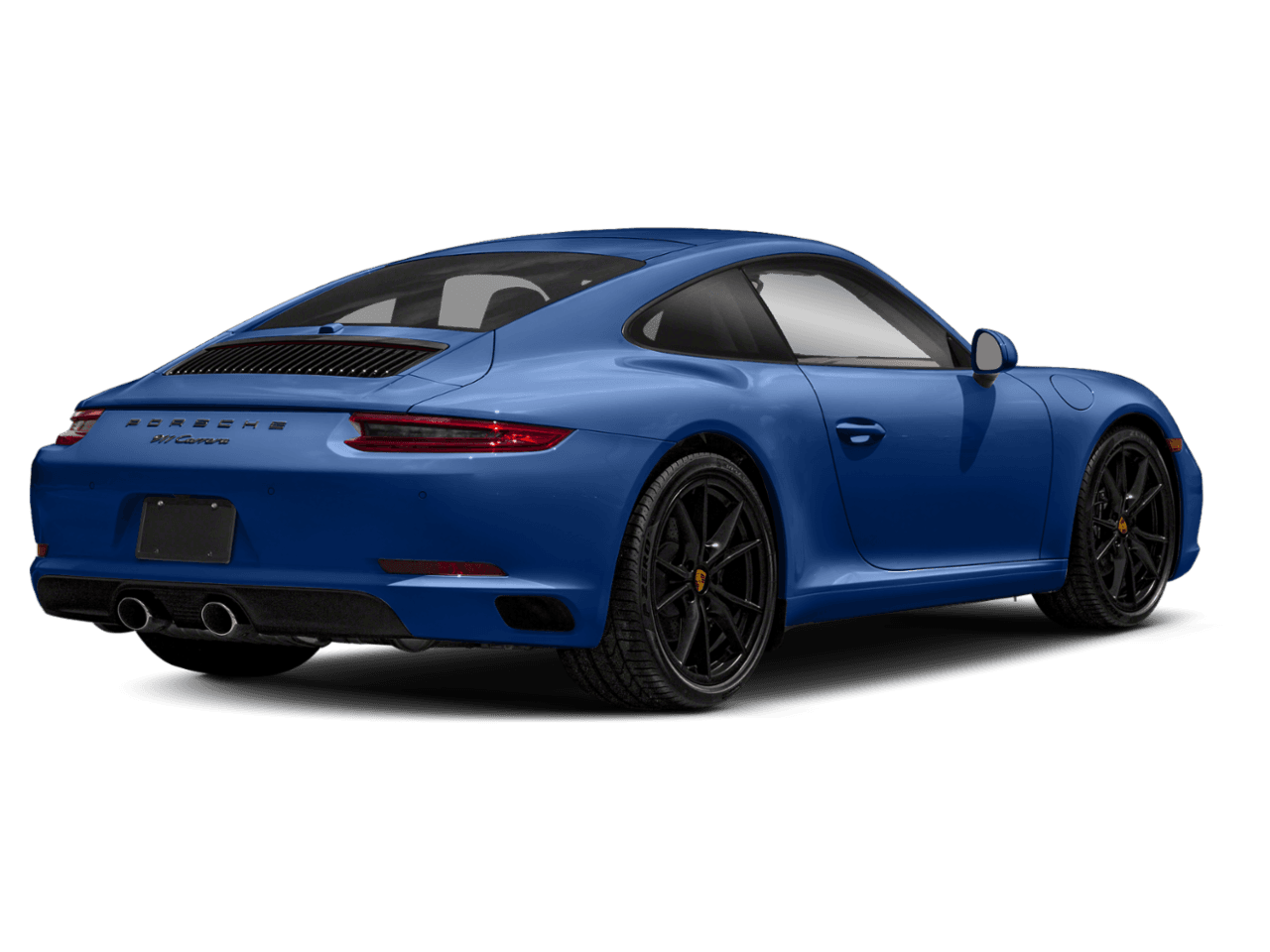 2018 Porsche 911 Carrera - Rear 3/4, facing to the right